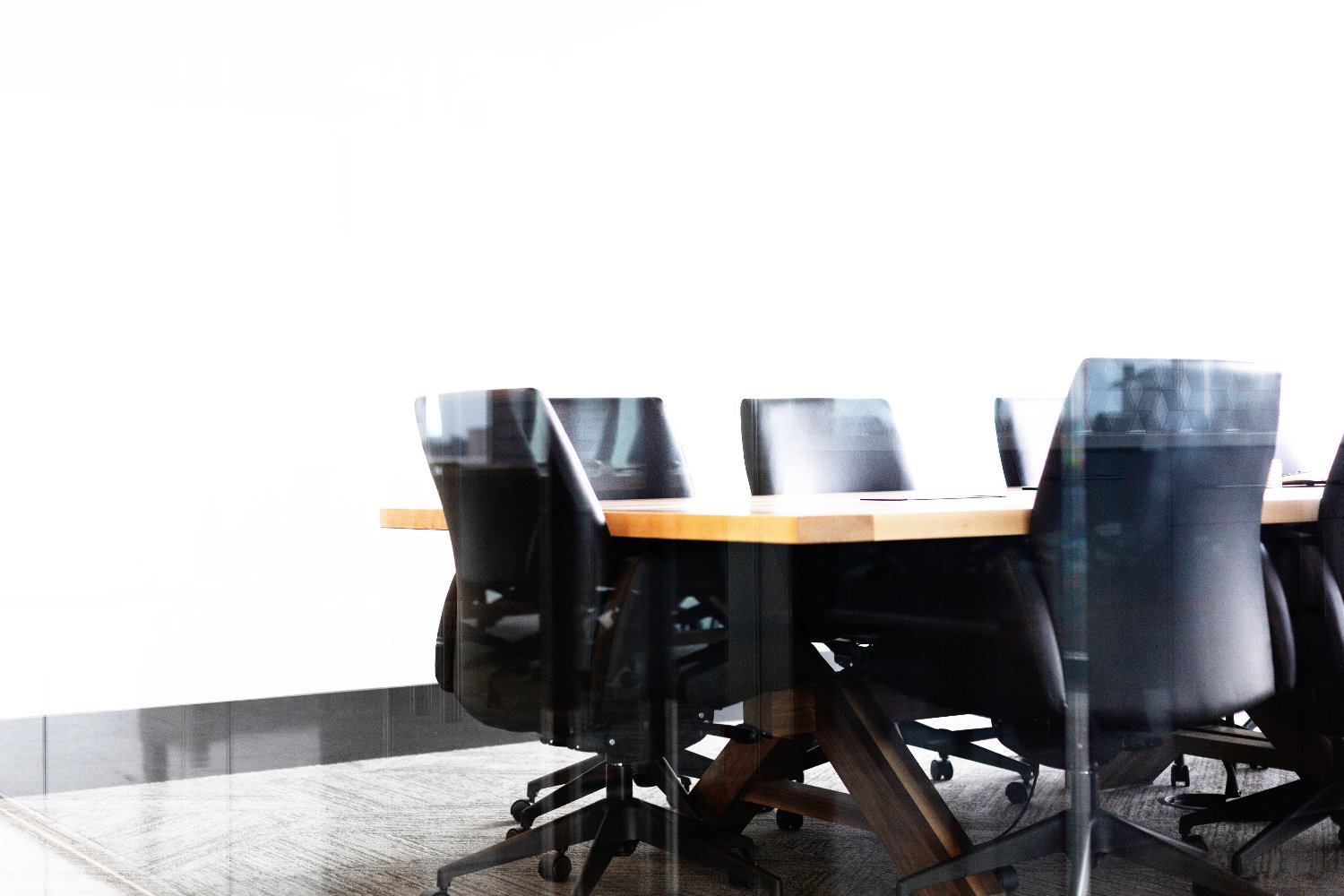 Empty conference room