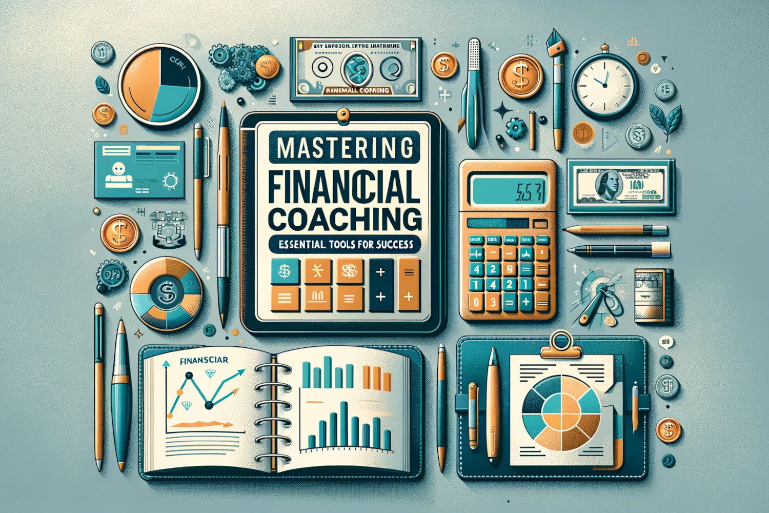 Financial coaching tools graphic