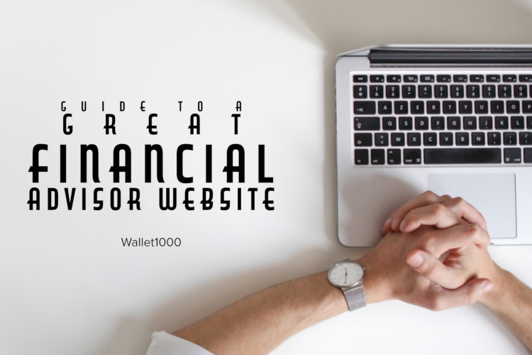 Guide to financial advisor websites